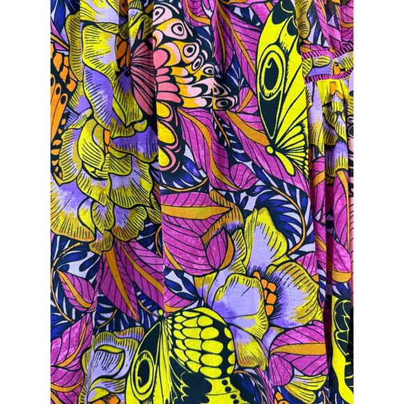 Anthropologie Alexandra Farmer Puff Sleeve Butterfly Blouse Pink Size S - Picture 8 of 10